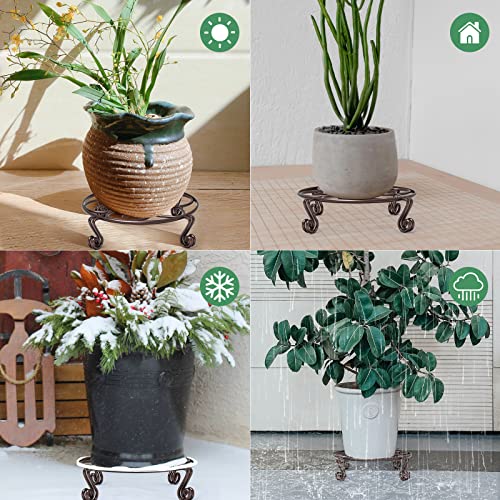 Original Patented Plant Stand for Flower Pot Heavy Duty Potted Holder Indoor Outdoor