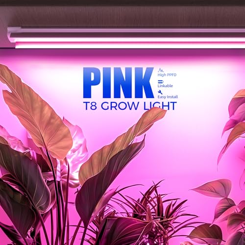 LED Grow Light (Pink / 4ft-6 Packs)