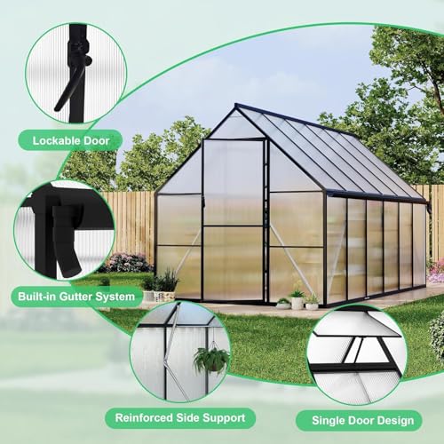 Greenhouse 6x9 FT Aluminum (6x9 FT)