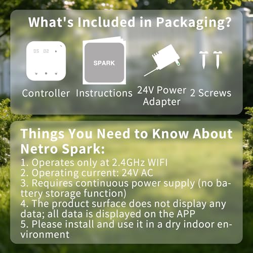 Spark 16Zone Smart Sprinkler Controller ‌Touch Buttons WiFi App