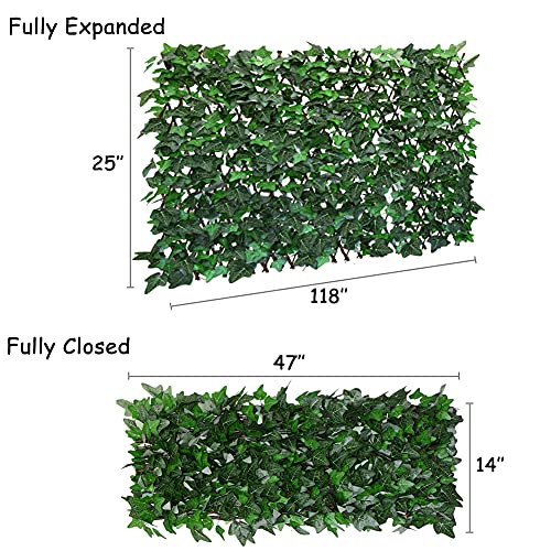 Expandable Fence Privacy Screen for Balcony Patio Outdoor