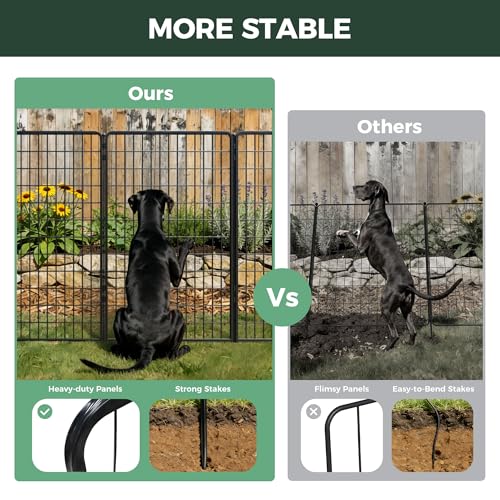 No Dig Garden Fence