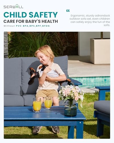 Outdoor Loveseat with Coffee Table