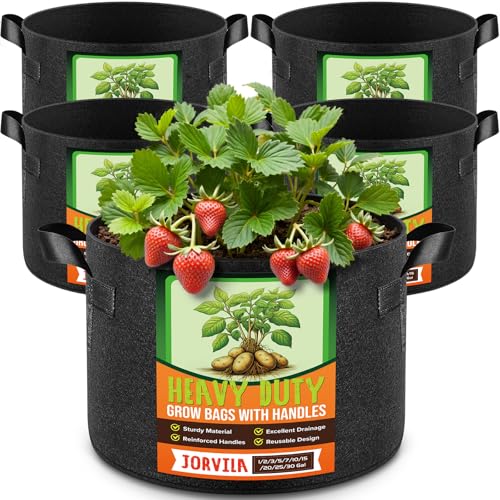 5 Pack 30 Gallon Grow Bags (5 Count)