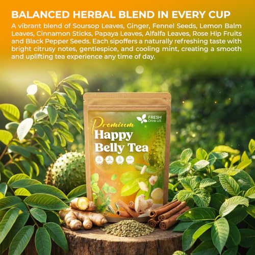Premium Happy Belly Tea (75 TEABAGS)