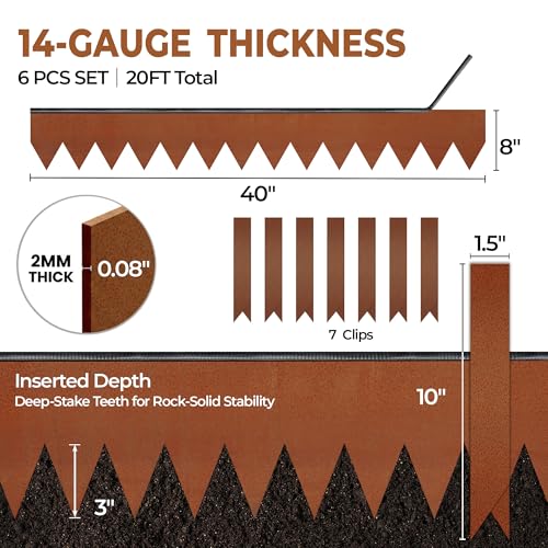 Garden 6 Pack Cor (With Edge Trim)
