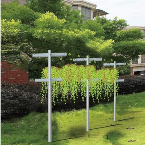 MRGARDEN 5 Feet Garden Trellis 4pack for Raspberry and Climbing Plants (5 Feet-4trellis)