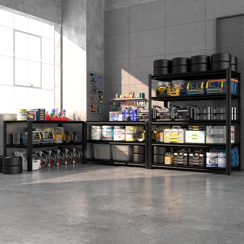 5 Tier Heavy Duty Garage Shelving (5T 55" W x 24" D x 84" H)