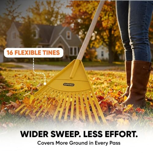Kids Leaf Rake (Yellow)