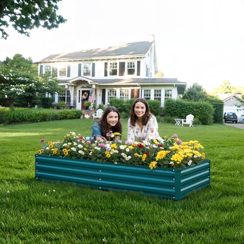 Raised Garden Bed Green