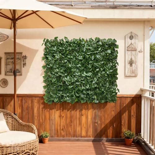 Expandable Fence Privacy Screen for Balcony Patio Outdoor (Green)