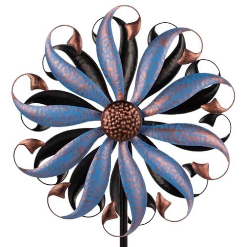 Wind Spinners Outdoor (17" Dia(Dark Blue))