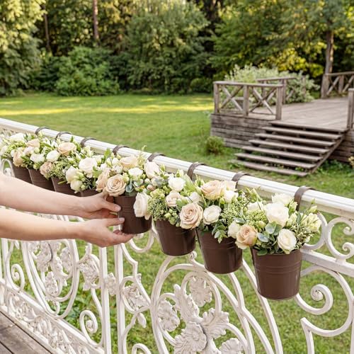 Hanging Flower Pots (Bronze(5in))