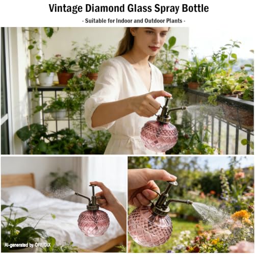 Plant Mister Spray Bottle (D-brown Transparent Gradient)
