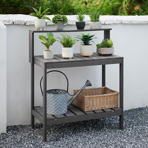 Outdoor Potting Bench (Gray)