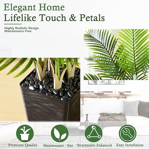 Artificial Palm Tree (6FT / Black)