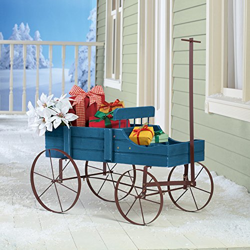 Amish Wagon Decorative Indoor (Blue)