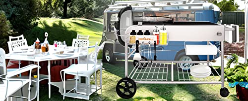 Grill Table for Weber 22" &18" Original Kettle (50" x 24.2" x 31.1" inches|30001)