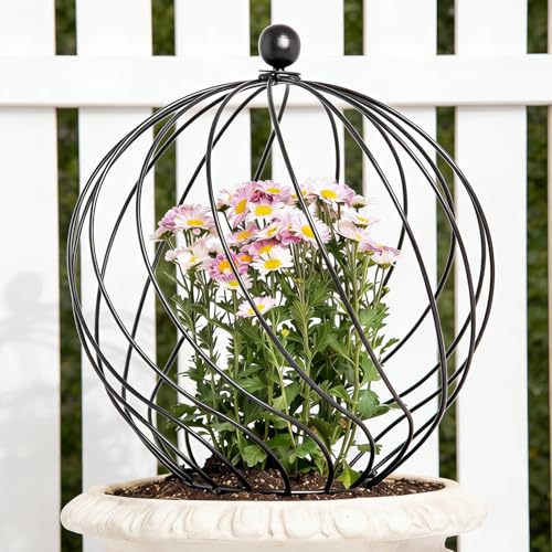 21” Garden Obelisk Trellis for Climbing Plants (21" x 7")