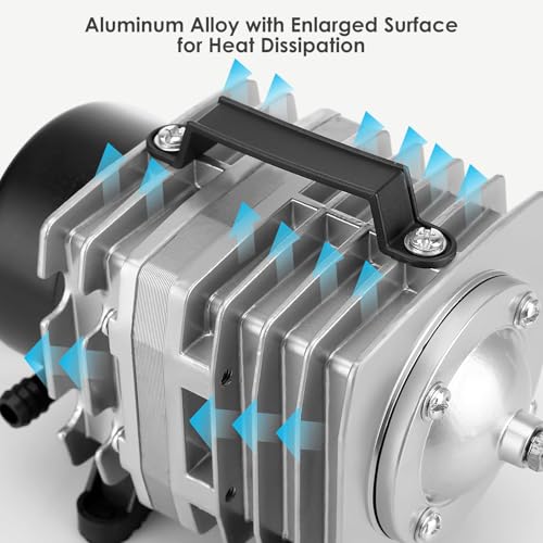 Aquarium Air Pump with Aluminum Housing