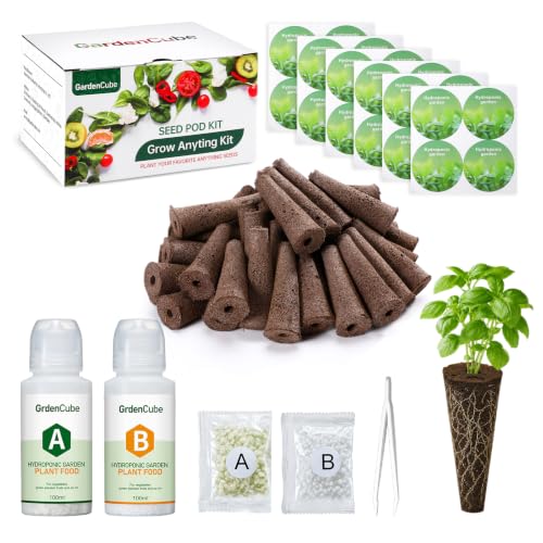 52pcs Hydroponics Pods Kit Compatible with AeroGarden (52pcs)