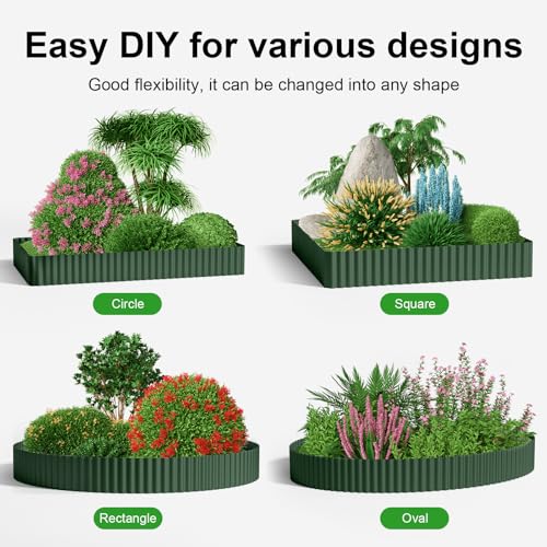 Corrugated Metal Garden Edging (50 Foot)