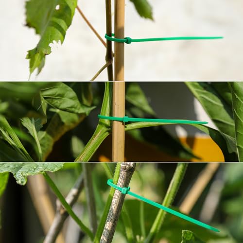 6 inch Green Zip Ties (100 Count)