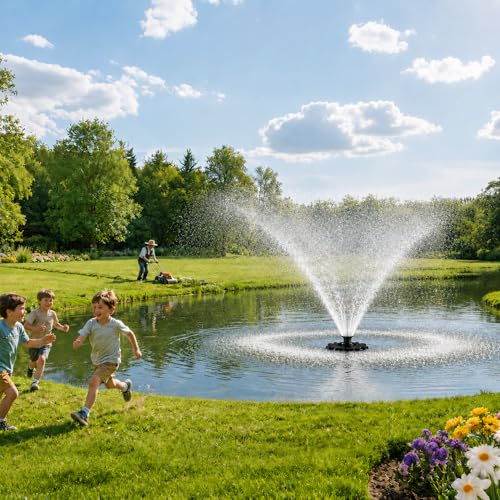 Pond Fountain Aerator (Black a)