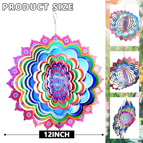 Mandala Hibiscus Wind Spinner (Mandala Hibiscus)
