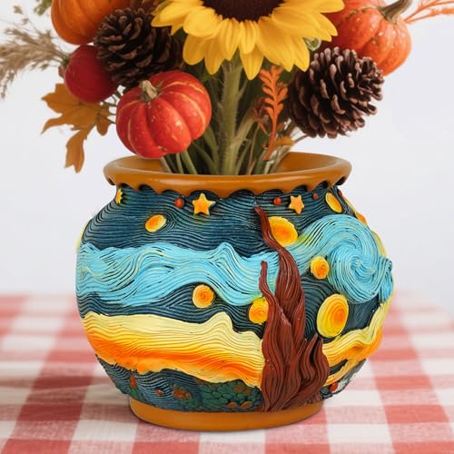 Starry Night Planters for Indoor Plants (Colour-b)