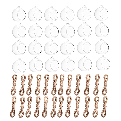 Hanging Glass Candle Holder (3.15" 24pcs)