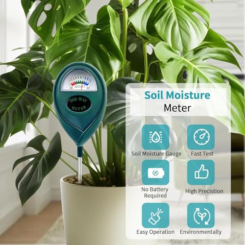 2 Pcs Green Soil Moisture Meter (Green 2 Pcs)