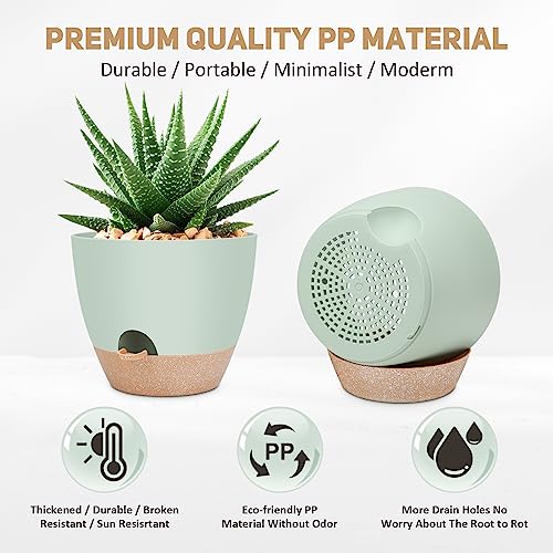 12 inch Large Self Watering Plant Pots