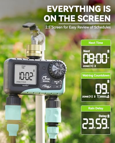 Sprinkler Timer for Garden Hose (Brass)
