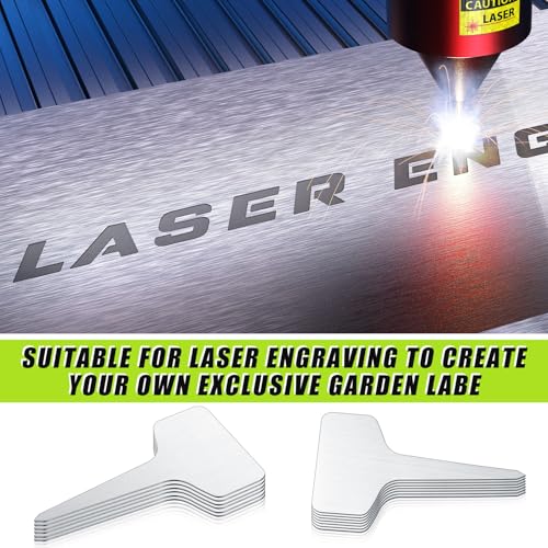 48 Pcs Metal Plant Labels (4 x 2.4 Inch)
