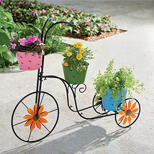 Metal Bicycle Planters (3 Count)
