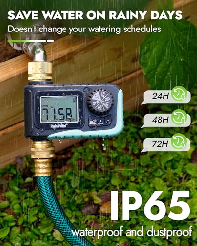 Sprinkler Timer with Brass Inlet & Outlet