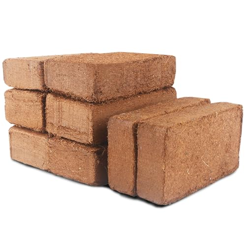 Premium Organic Coconut Coir Bricks (8Pack)