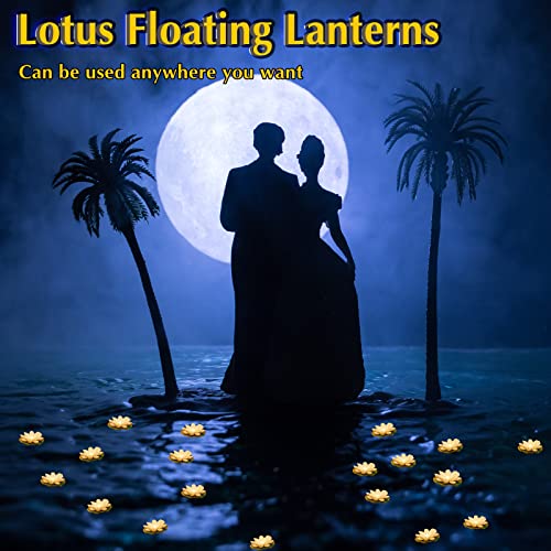 36 Pcs Floating Lotus LED Lights (36 Count)