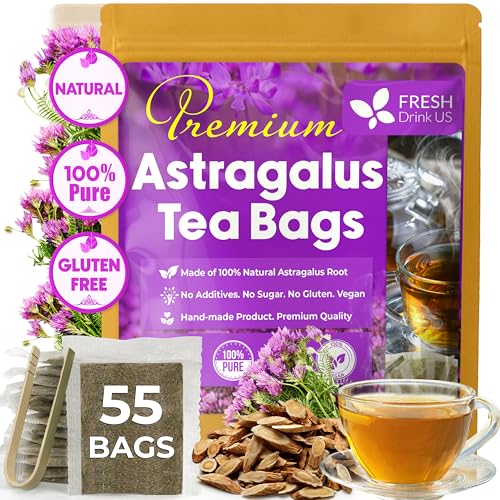 Premium 55 Bags Astragalus Root Tea (55 TEA BAGS)