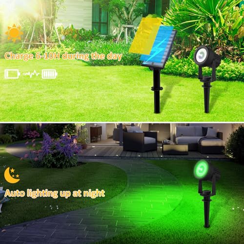 Solar Spotlights Outdoor RGB (Multicolor)