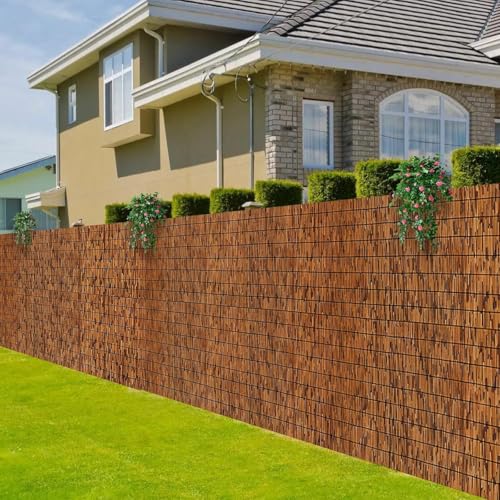2 Pack Reed Bamboo Screen Fencing (4X6.6FT-2PACK)