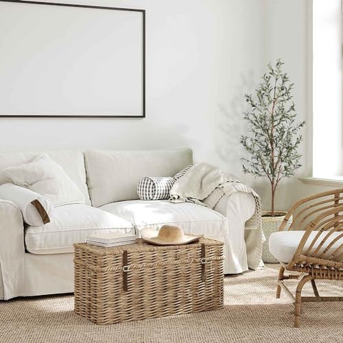 7ft Artificial Olive Tree for Home Decor (Olive Tree (7ft) / 7ft)
