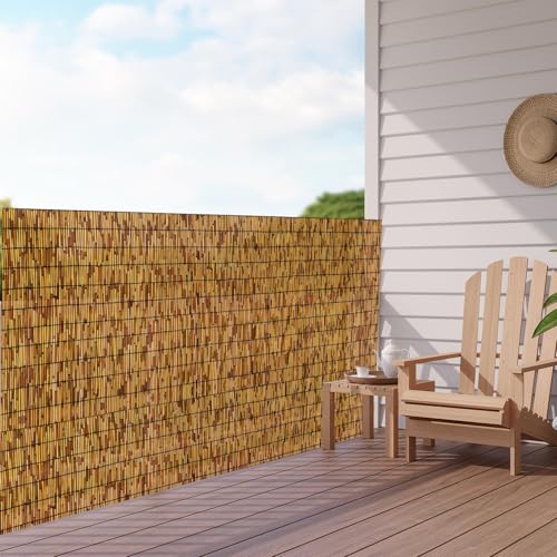 Bamboo Fencing (2×20FT / Brown)