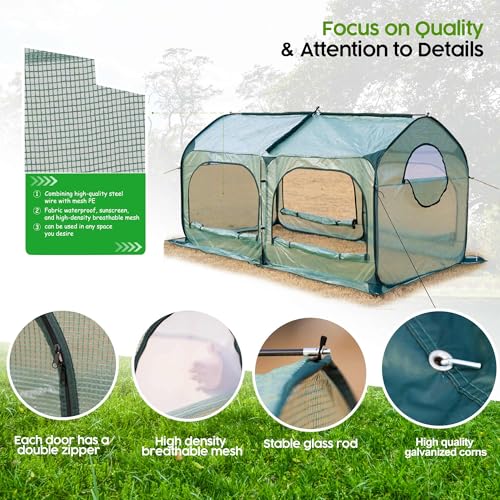 Pop up Greenhouse Tent Cover Tunnel Plant House