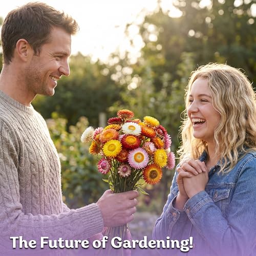 1 500 Tall Mix Strawflower Flower Seeds