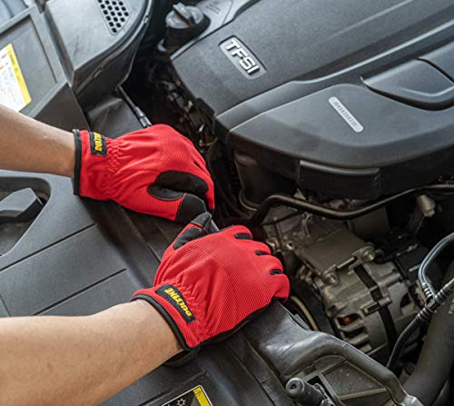 High Performance 3 Pairs Pack Work Gloves for Men Multicolor XXL (3 Count)