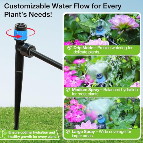 80Pcs Drip Irrigation Emitters (Drip Emitter Vortex (80Pcs))