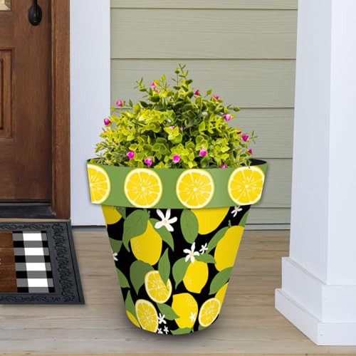 Everyday Planter 14" x 15" x 15" Lemons Large Planter (Lemons / Large)