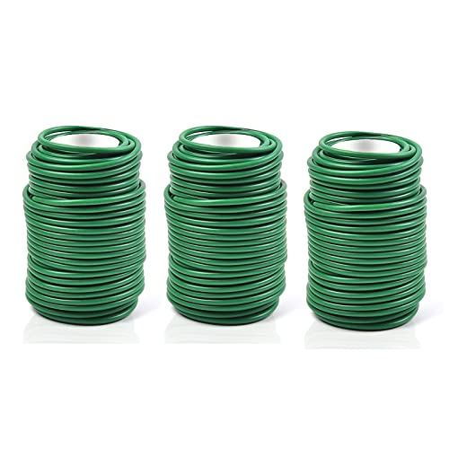 Soft Plant Ties for Support (3pcs Green Plant Wire)